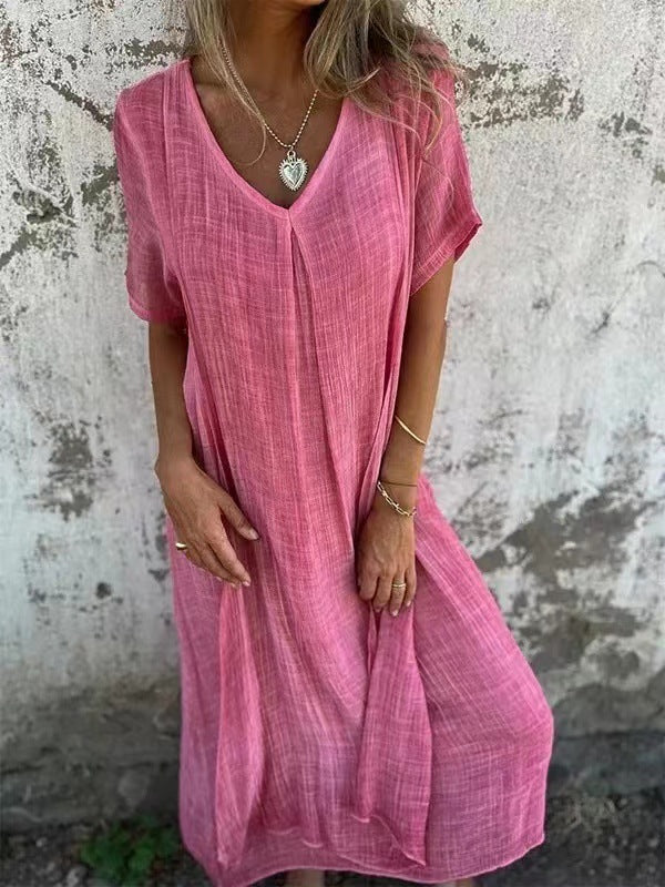 Amy™ | Relaxed V-Neck Dress
