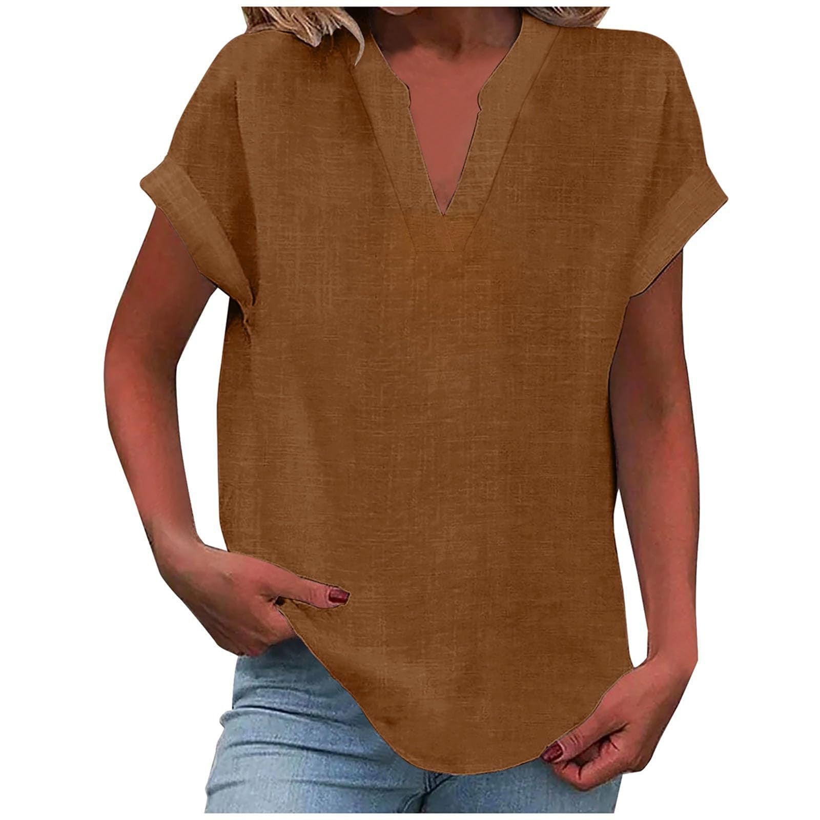 Lexi™ | Casual V-Neck Blouse
