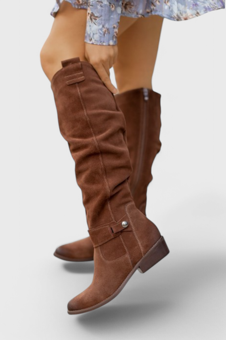 Celine™ | Vintage-Inspired Knee-High Boots