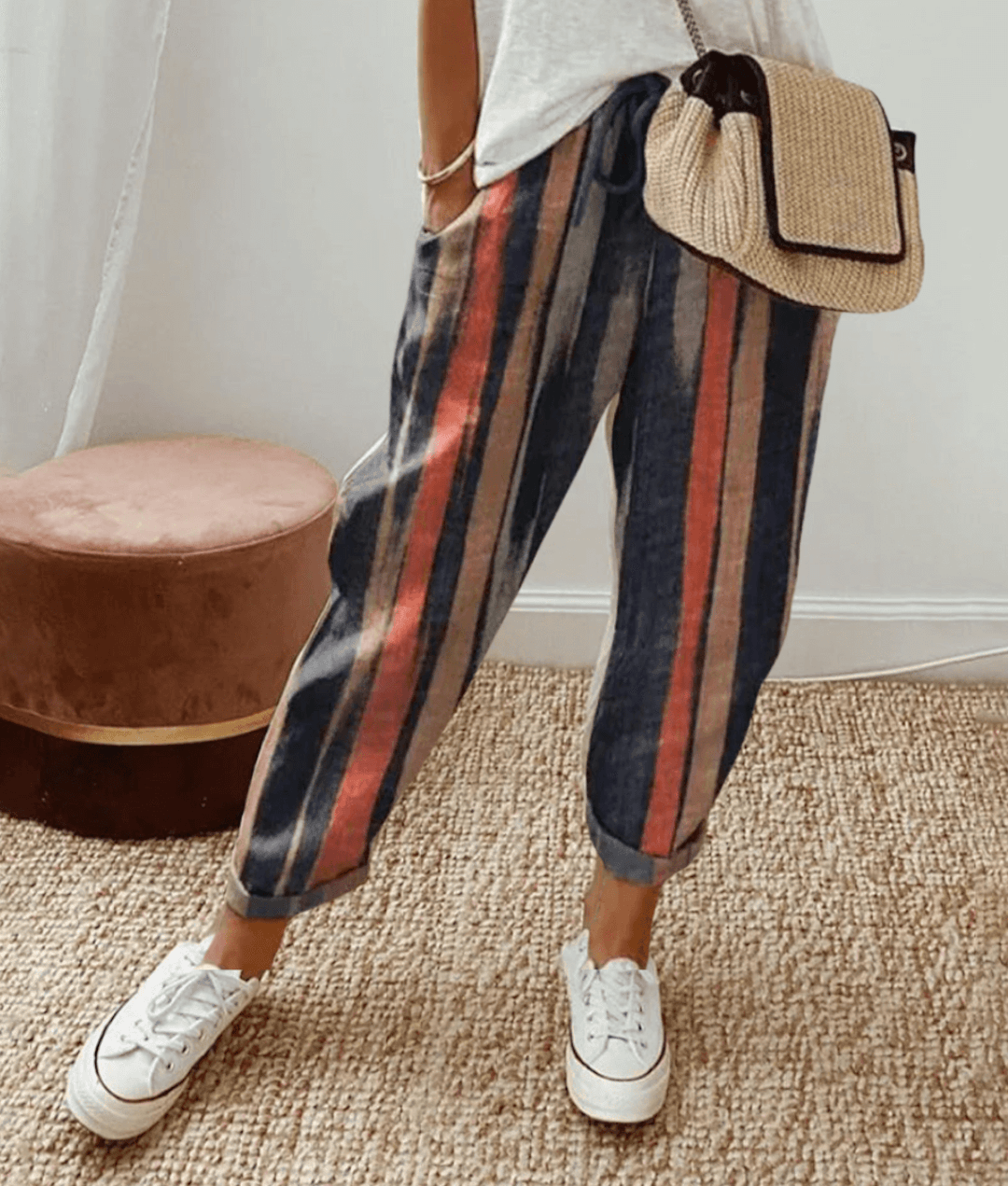 Elle™ | Stylish Printed Trouser with Flattering Fit and Comfortable Waistband