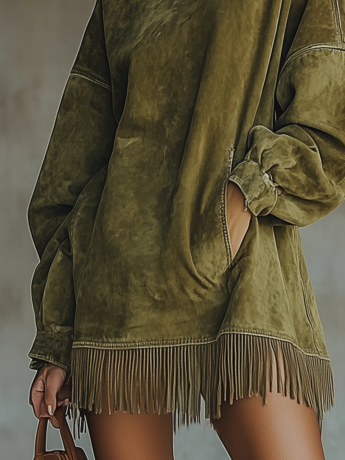Alexandra™ | Comfy Fringe Dress