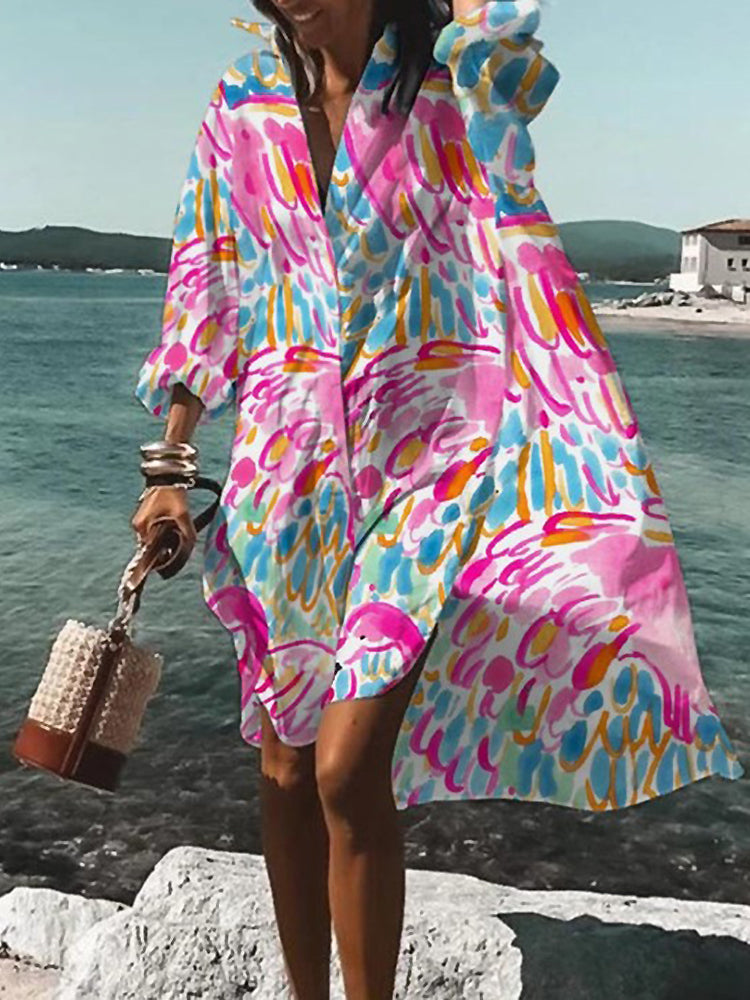 Mary™ | Midi Shirt Dress for Summer