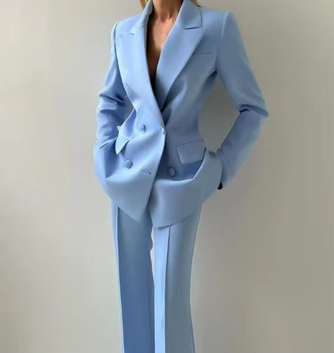 Tiffany | Women's Three-Piece Blazer Set with Corset Top and Flared Trousers