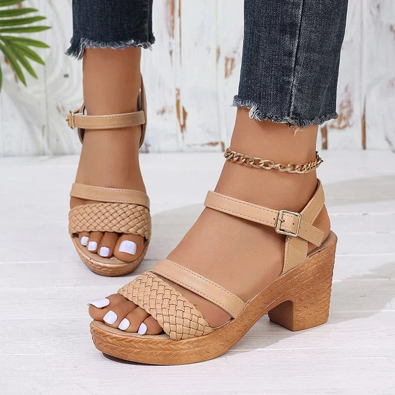Deborah™ | Braided Platform Sandals