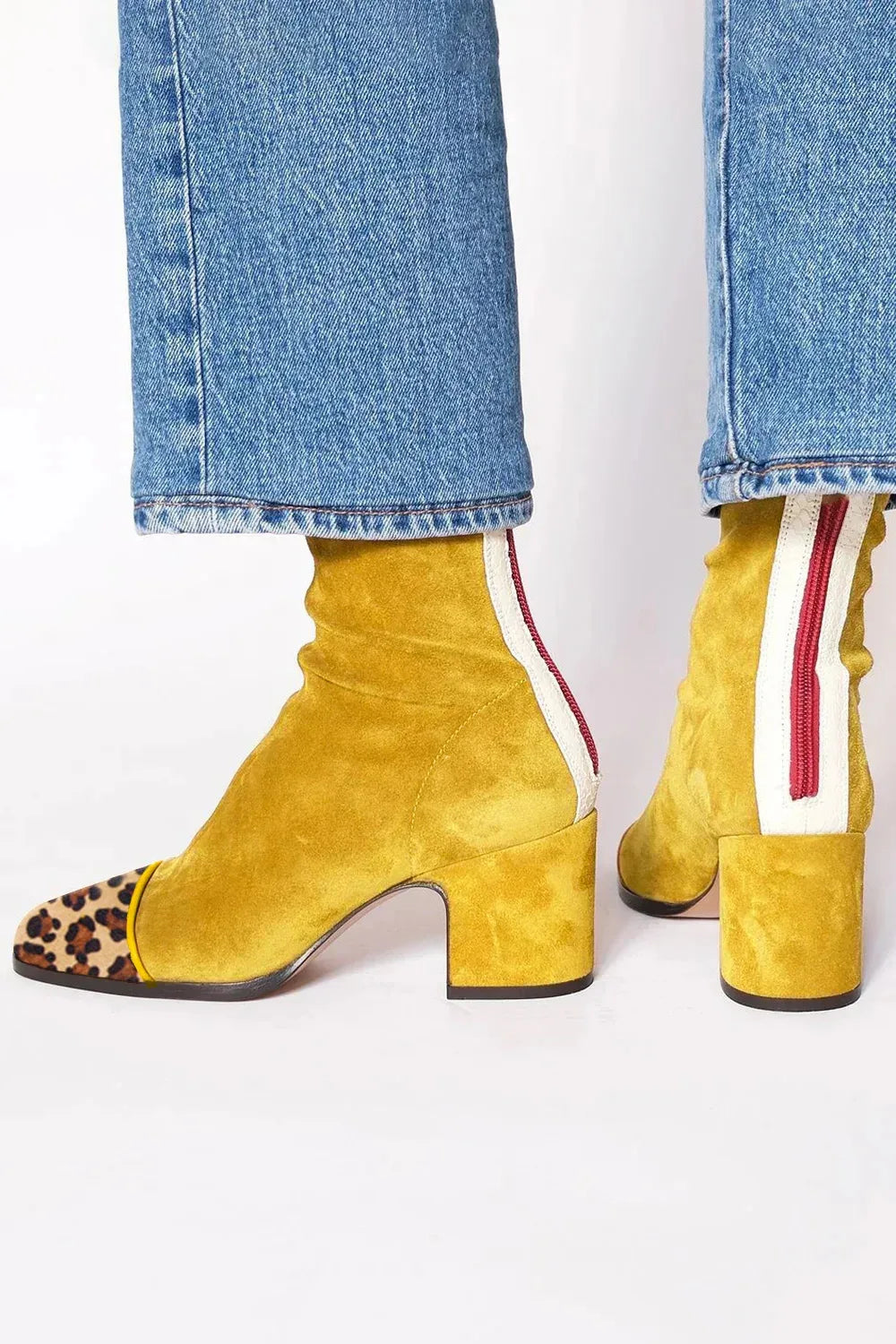 Scarlett™ | Square Toe Heeled Ankle Boots