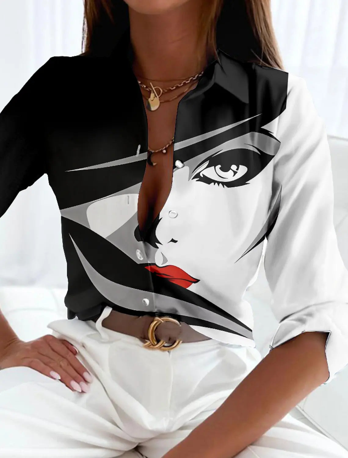 Viola™ | Modern Printed Top