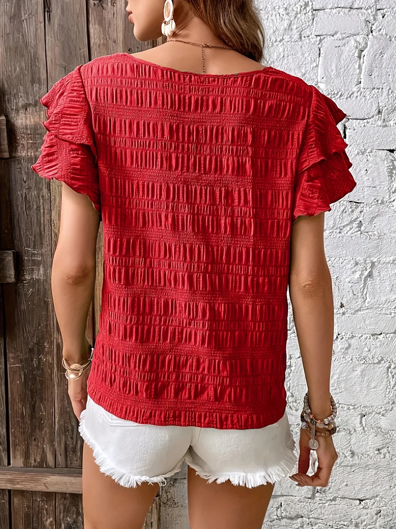 Charmaine™ | Airy Blouse with Playful Ruffles