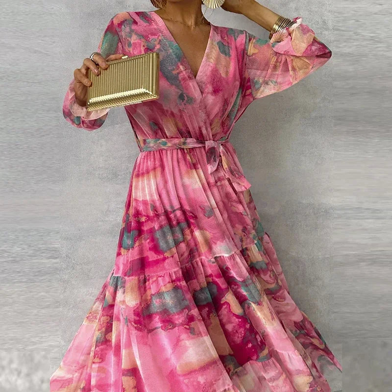 Katie™ | Exquisite Handcrafted Floral Dress