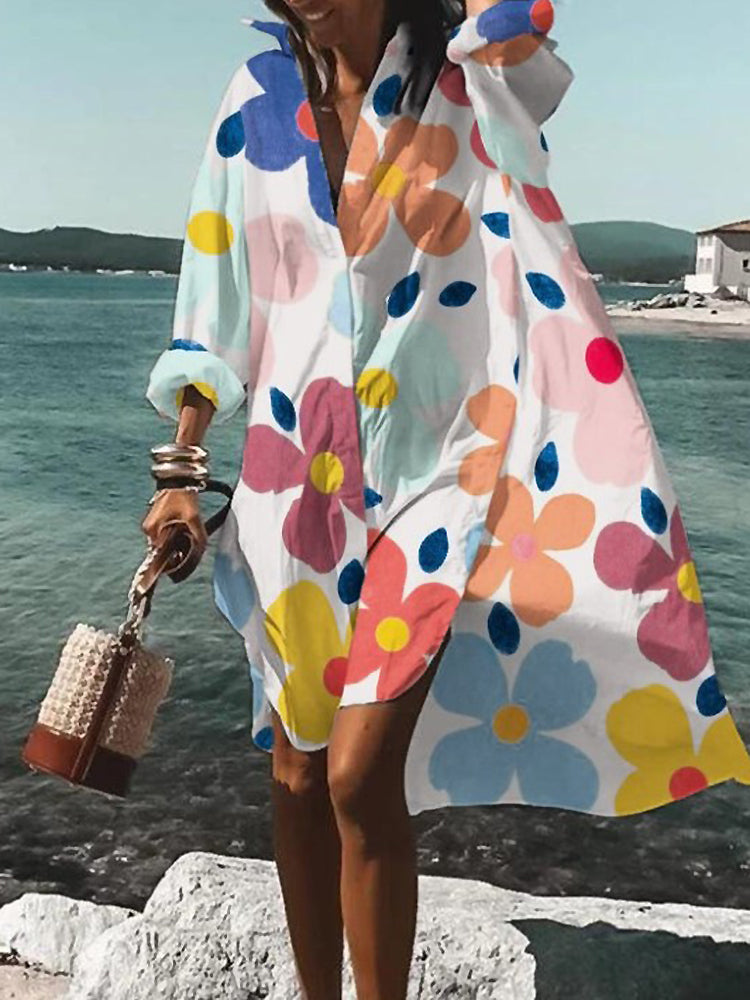 Mary™ | Midi Shirt Dress for Summer