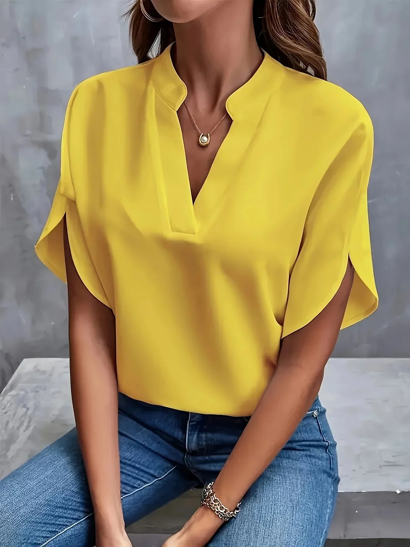 Thalia™ | Elegant Tailored Blouse