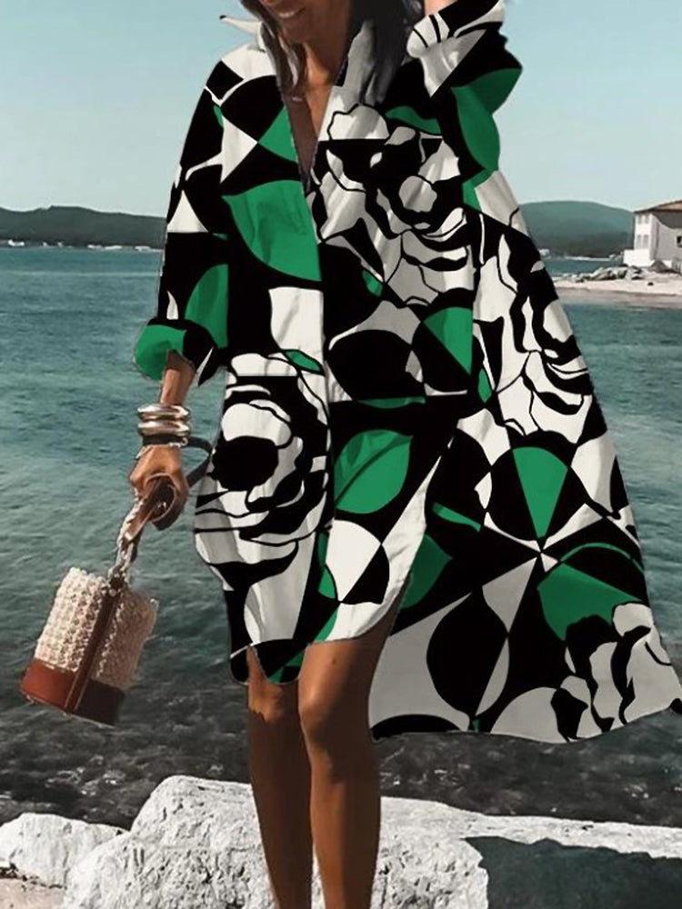 Mary™ | Midi Shirt Dress for Summer