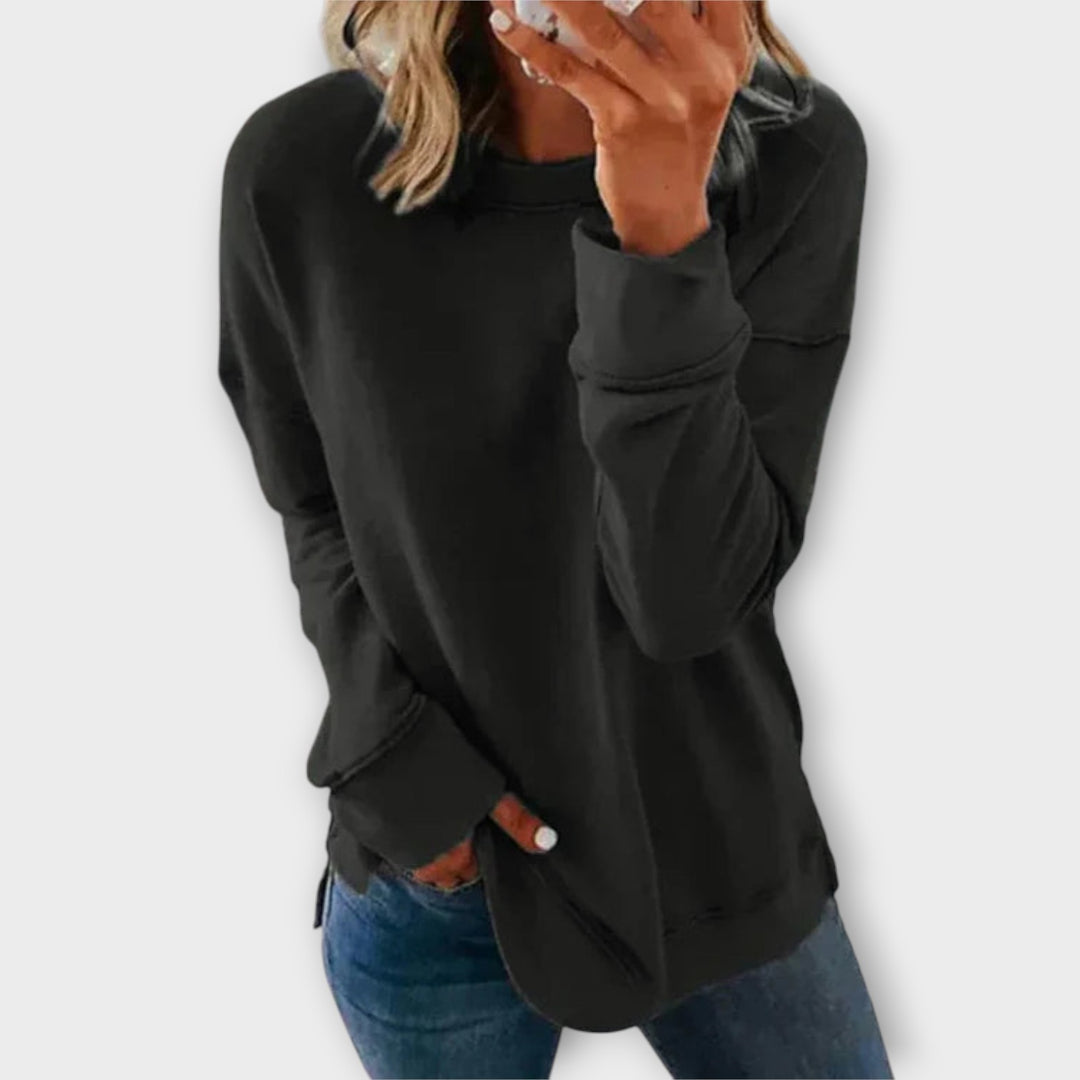 Women’s Relaxed Fit Cotton-Blend Sweatshirt