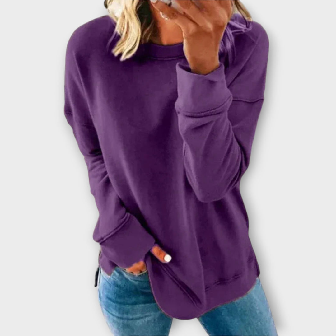 Women’s Relaxed Fit Cotton-Blend Sweatshirt