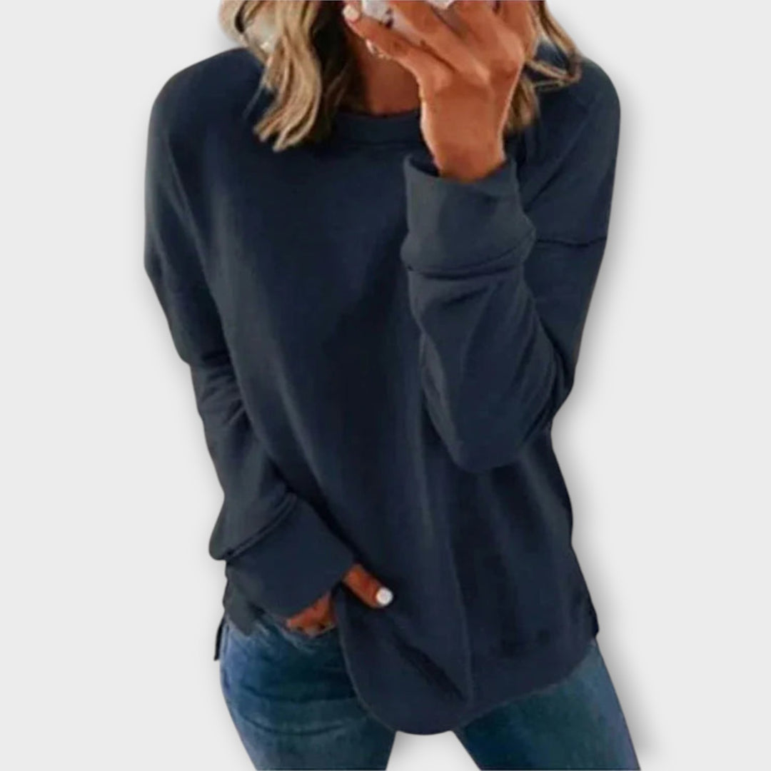 Women’s Relaxed Fit Cotton-Blend Sweatshirt