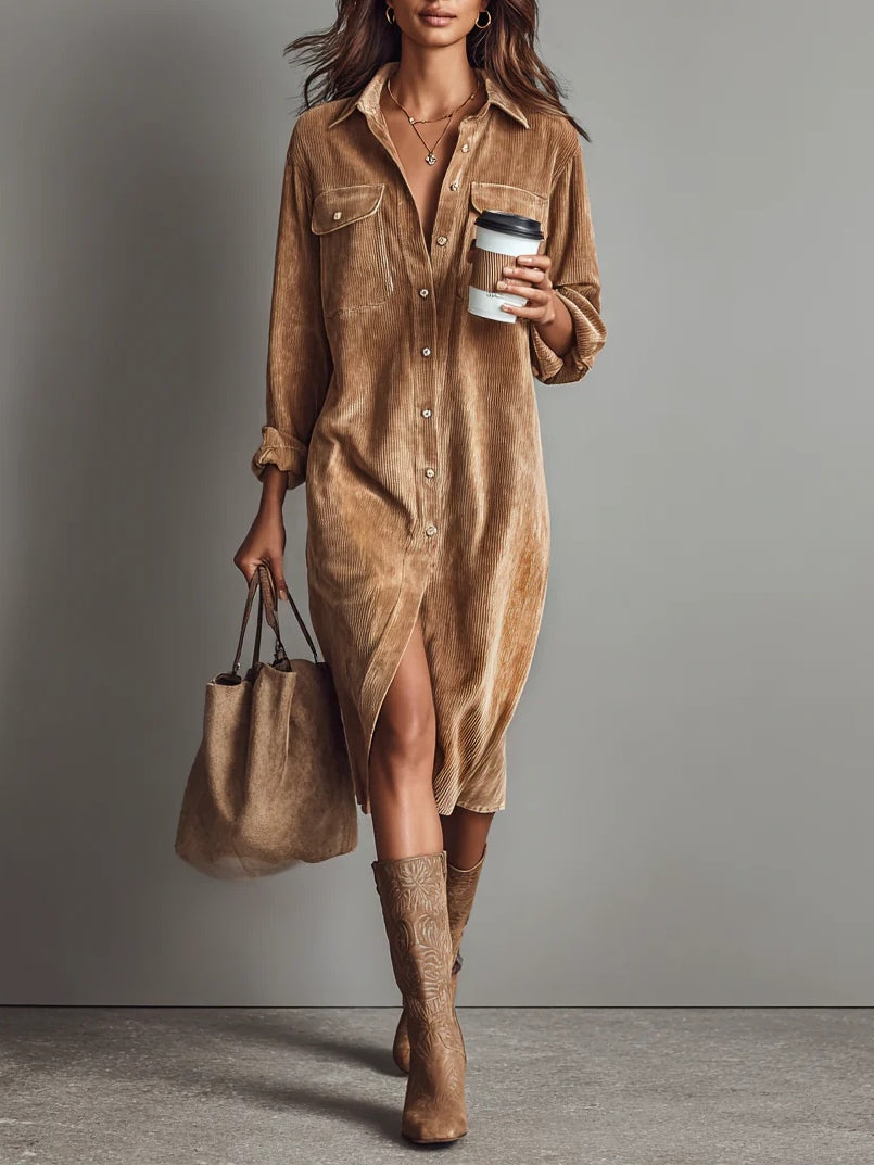 Elle™ | Stylish Flared Hem Dress