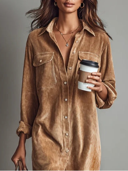 Elle™ | Stylish Flared Hem Dress