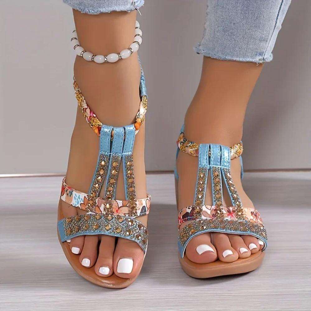 Anastasia | Women's Decorative Ankle Strap Sandals