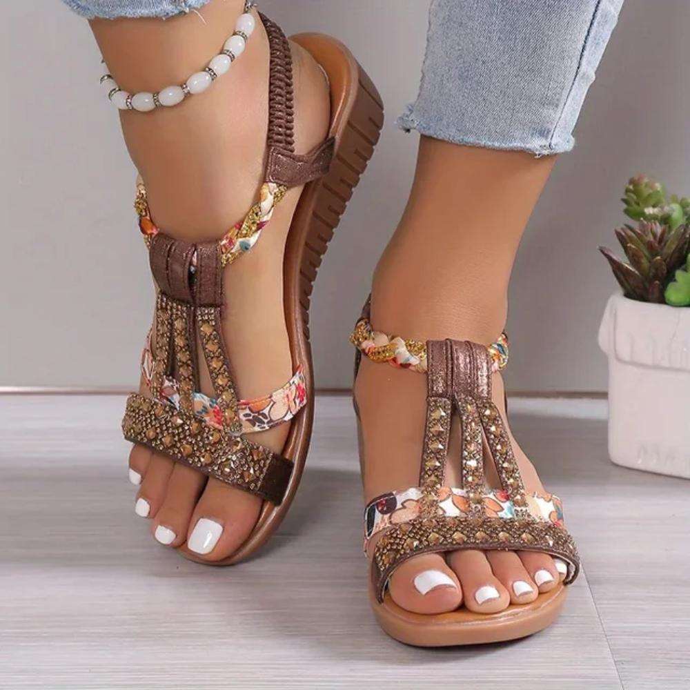Anastasia | Women's Decorative Ankle Strap Sandals
