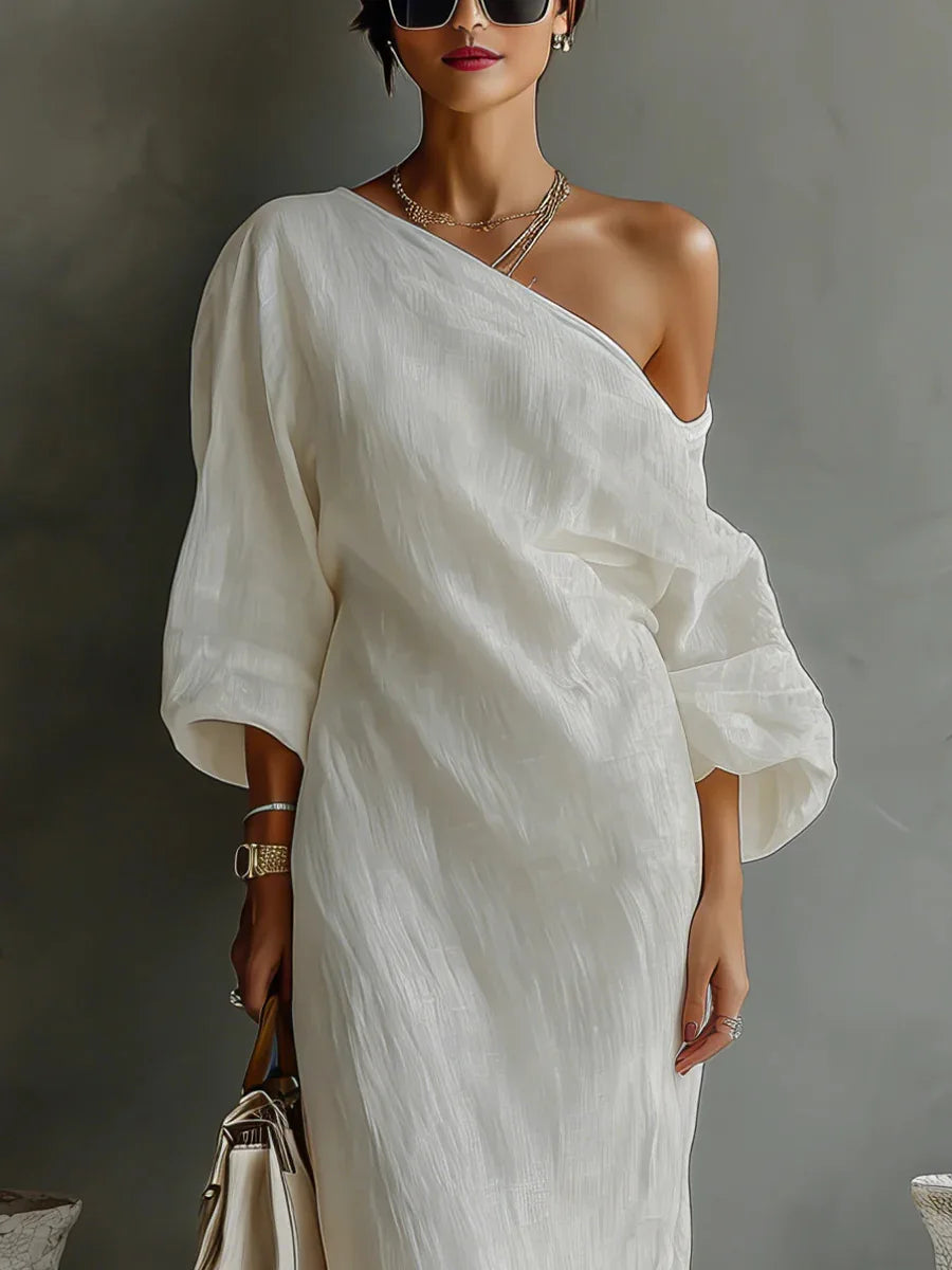 Anastasia | Women's Asymmetrical One-Shoulder Maxi Dress