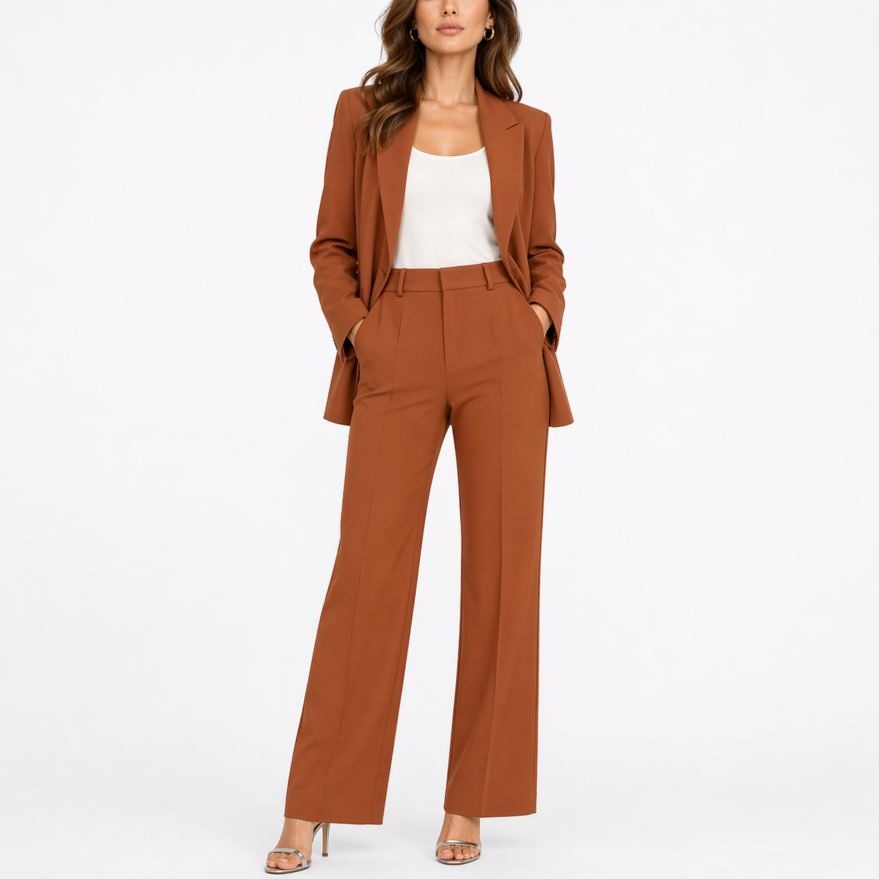 Artemisia | Women's Blazer and Straight-Leg Trousers Ensemble