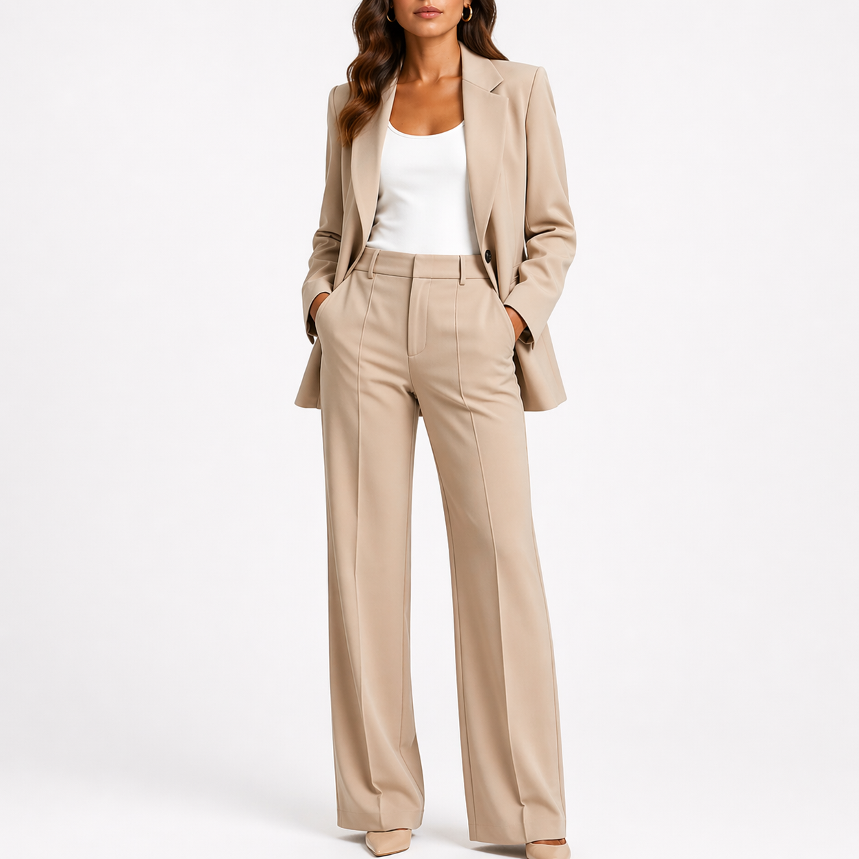 Artemisia | Women's Blazer and Straight-Leg Trousers Ensemble