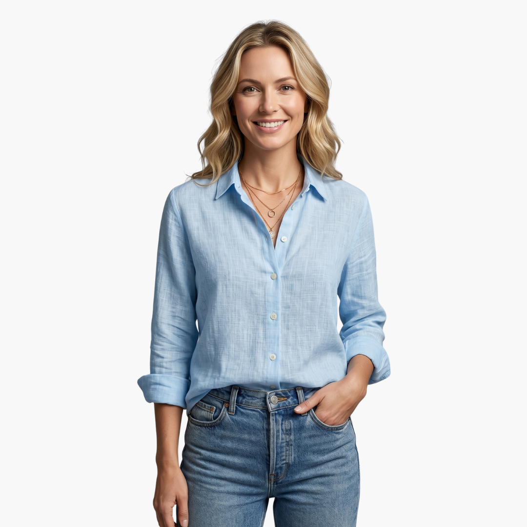 Bianca | Women's Long Sleeve Button-Up Shirt