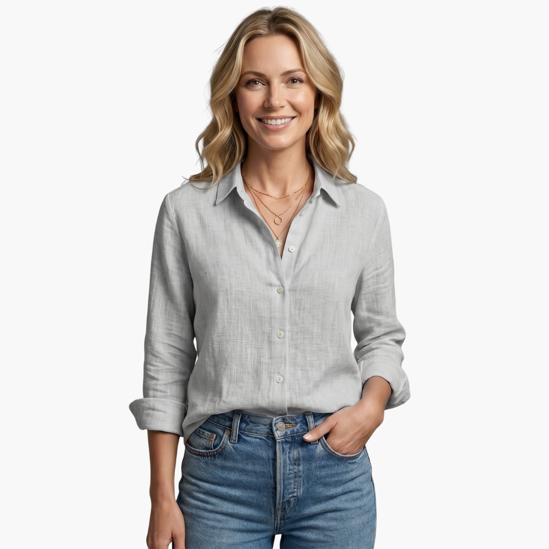 Bianca | Women's Long Sleeve Button-Up Shirt