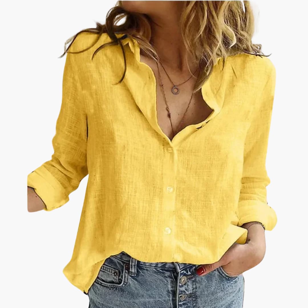 Bianca | Women's Long Sleeve Button-Up Shirt