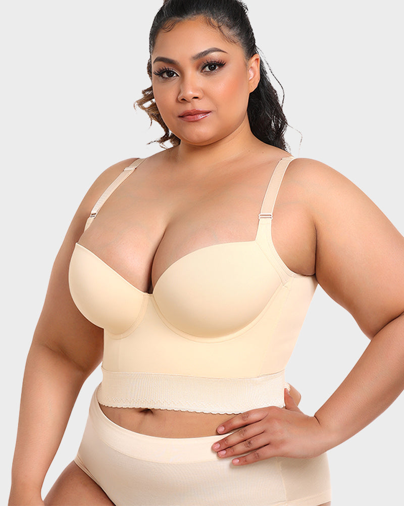 ContourFit™ Longline Push-Up Bra with Integrated Shapewear
