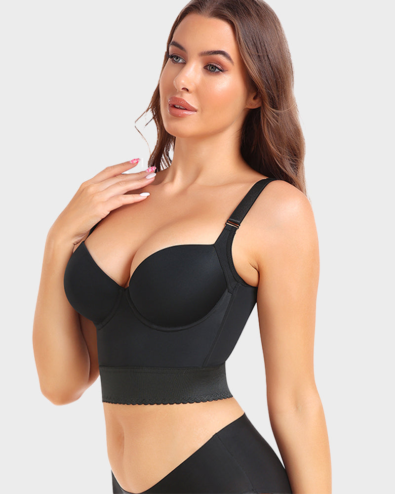ContourFit™ Longline Push-Up Bra with Integrated Shapewear