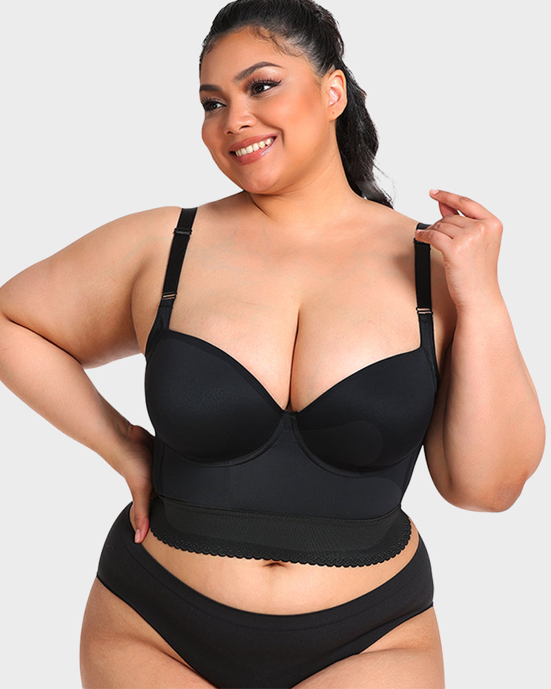 ContourFit™ Longline Push-Up Bra with Integrated Shapewear
