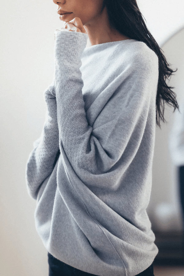 Celestina | Women's Long Sleeve Off-Shoulder Sweater