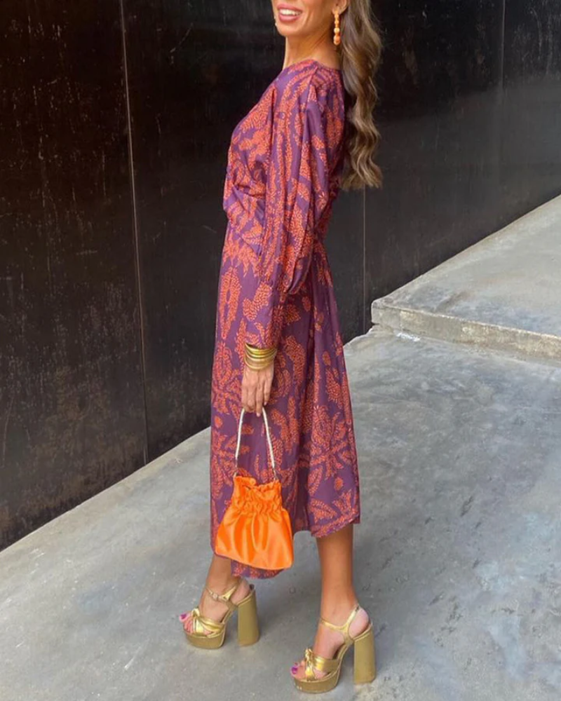 Julie™ | Women's Maxi Dress with Long Sleeves