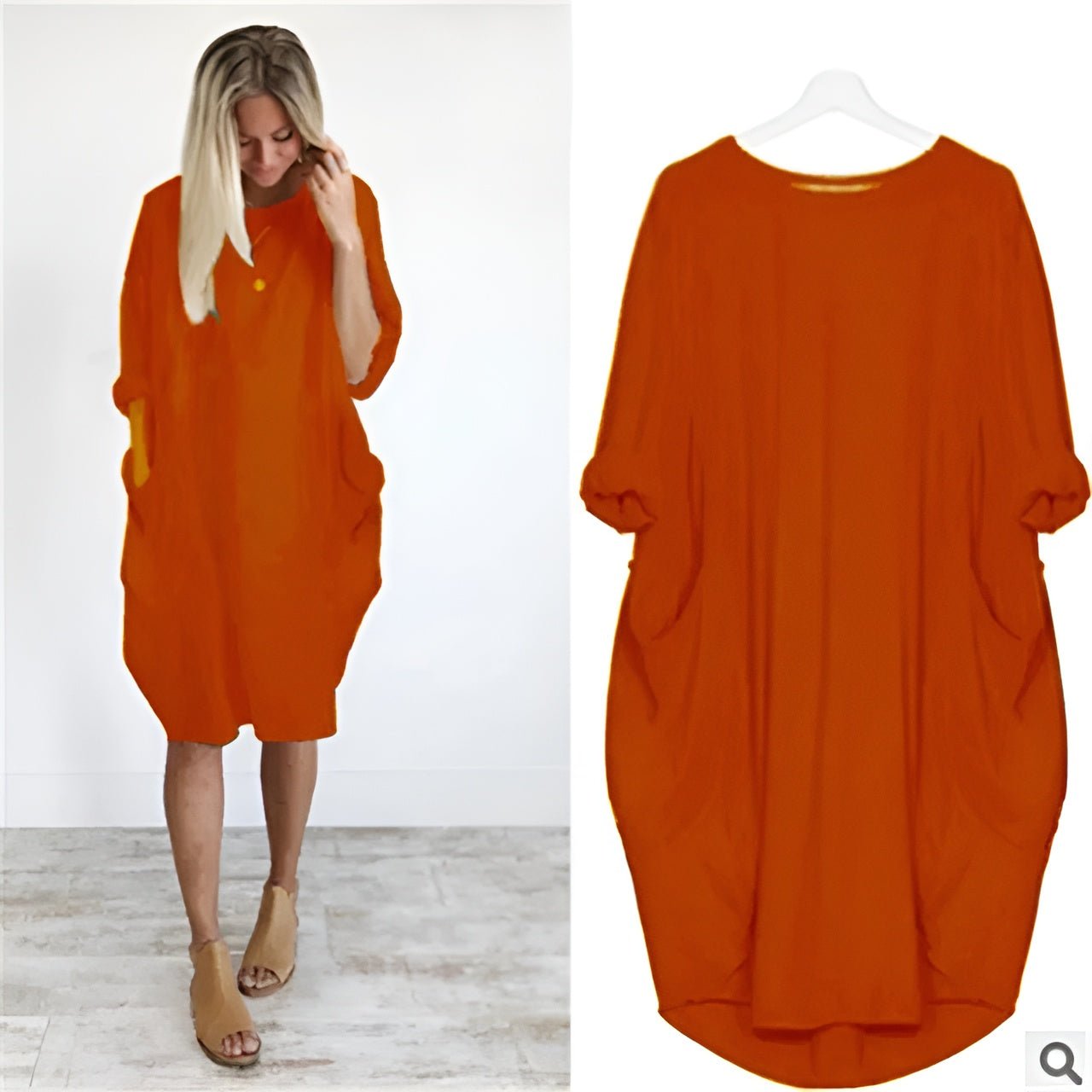Gina™ | Chic Pocket Dress
