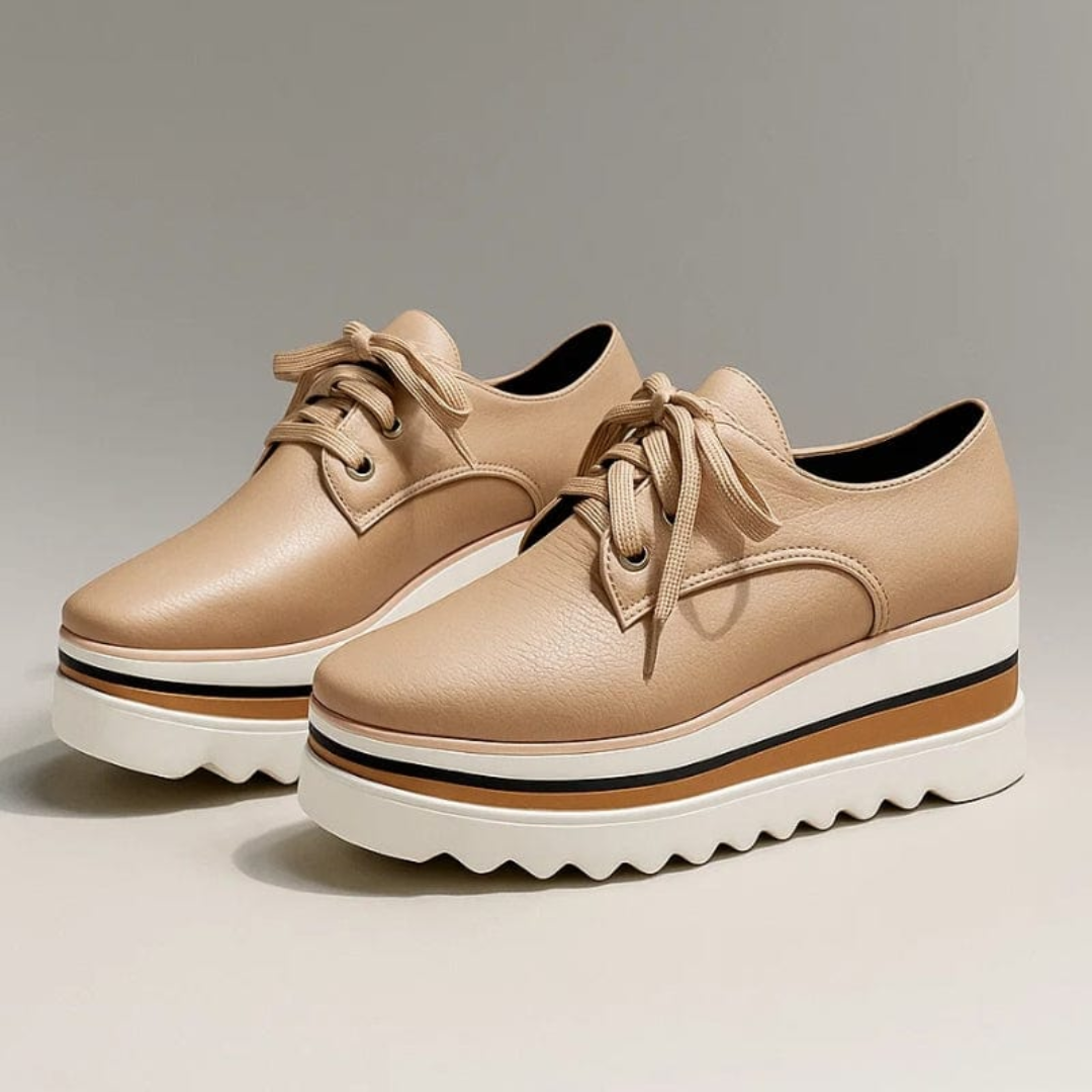 Delphine | Women's Lace-Up Platform Sneakers