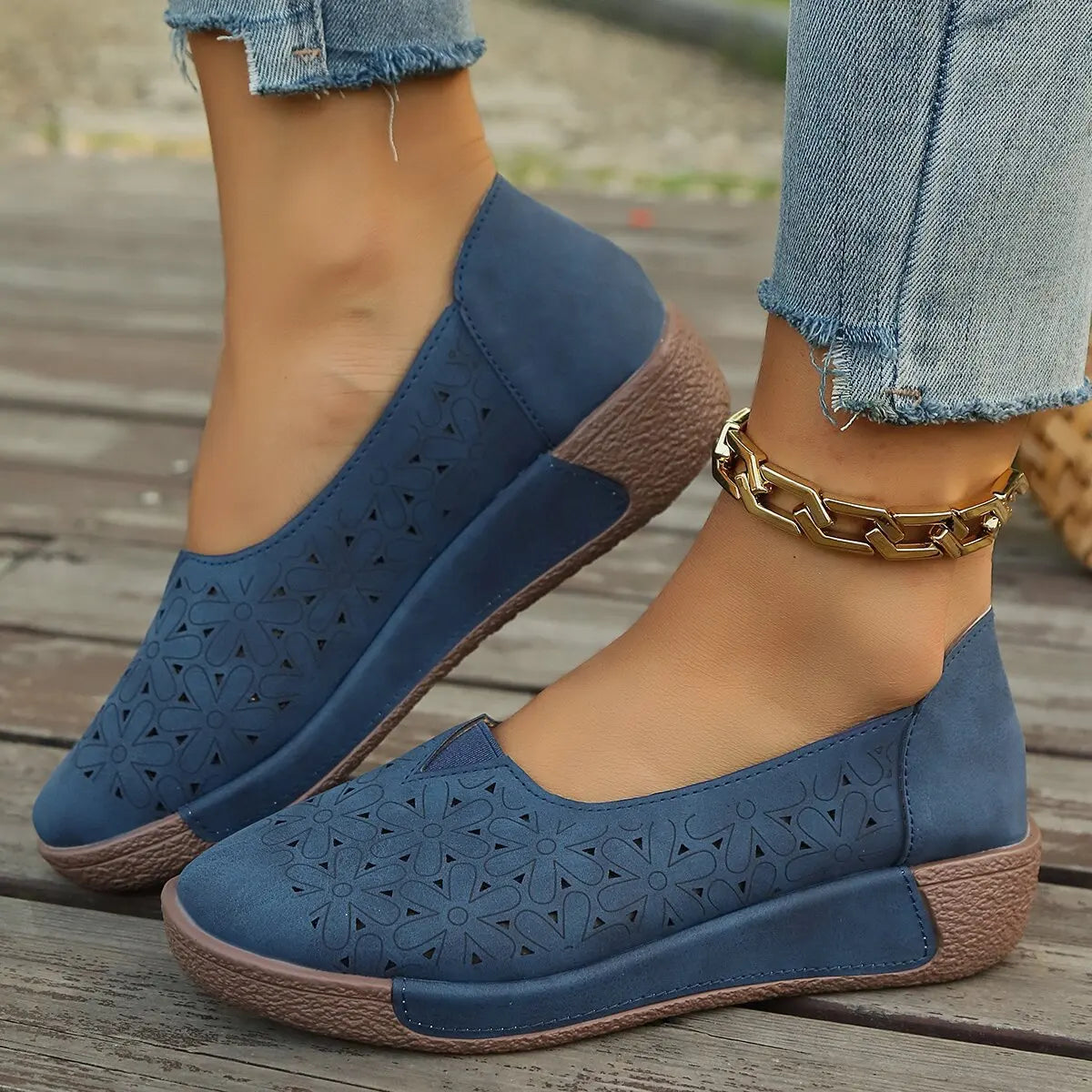 Delphine | Women's Slip-On Platform Loafers