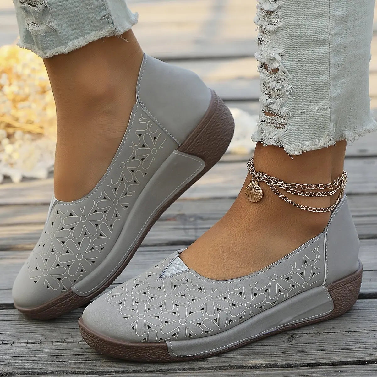 Delphine | Women's Slip-On Platform Loafers
