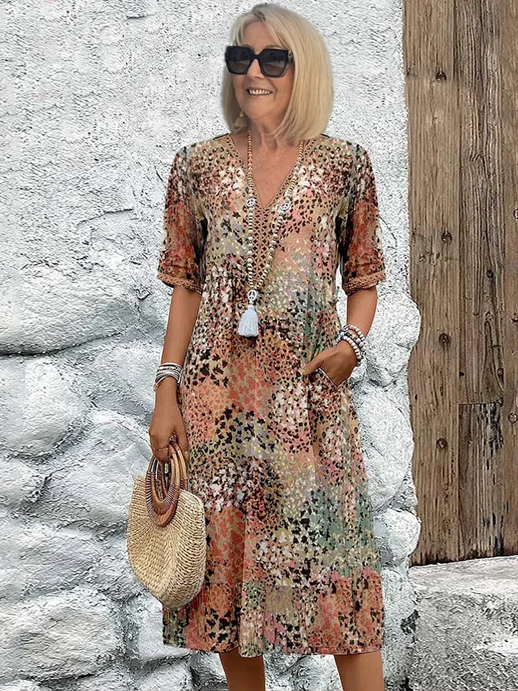 Tanya™ | Vibrant Midi Dress