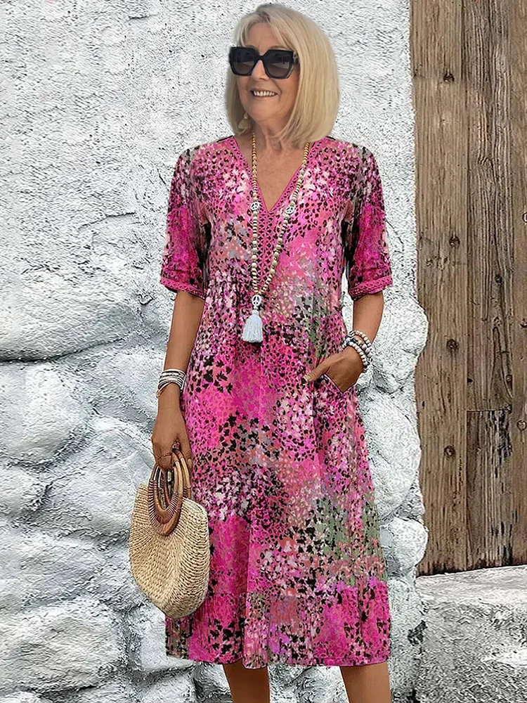 Tanya™ | Vibrant Midi Dress