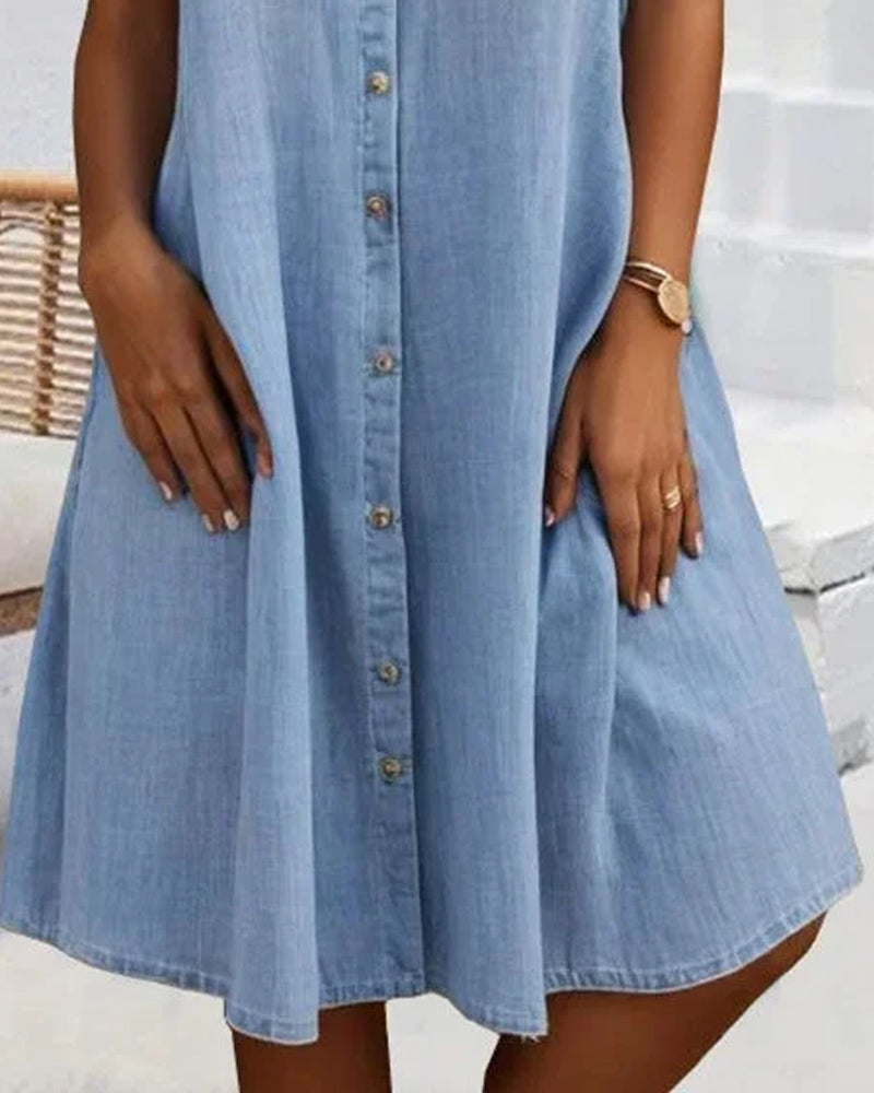 Jennifer™ | Breezy Denim-Style Dress