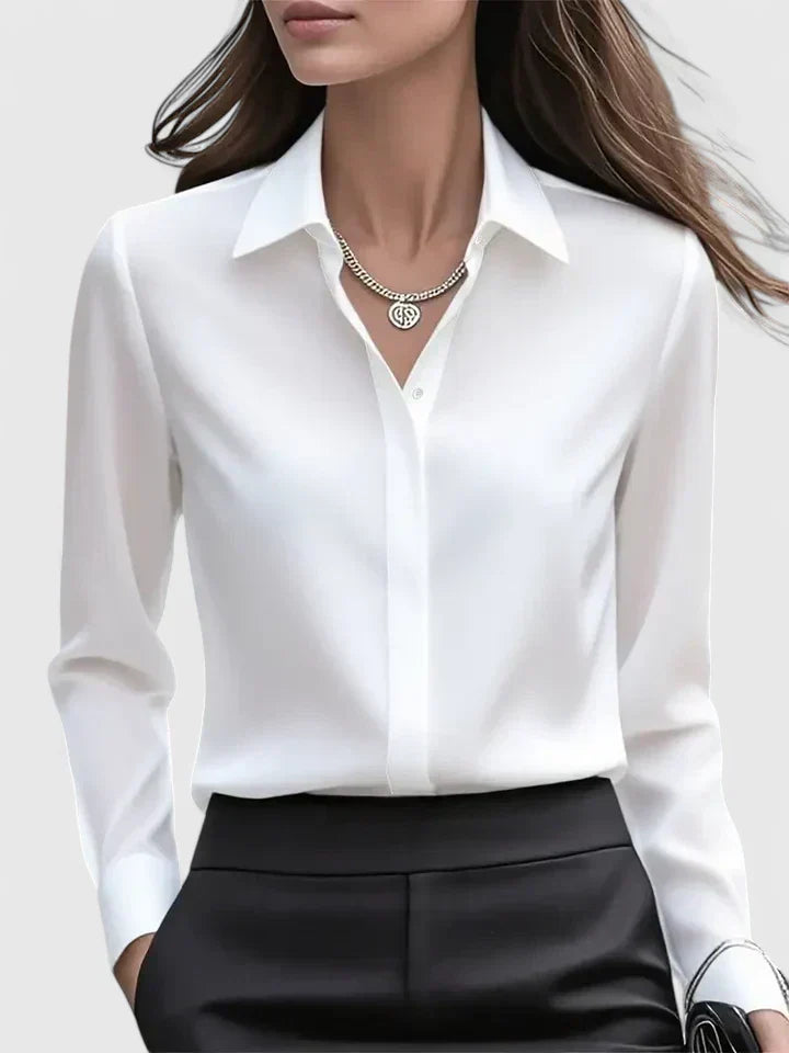 Felicity | Women's Classic Collared Button-Up Shirt