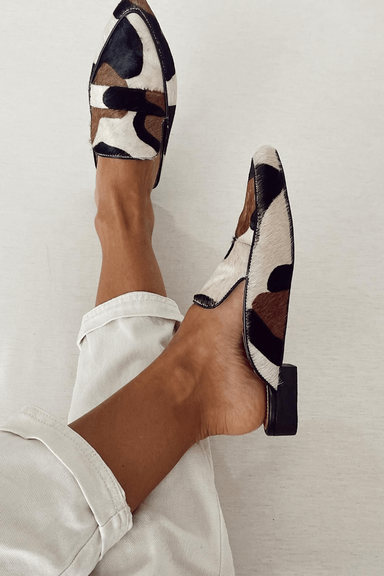 Jasmine | Women's Abstract Print Slip-On Loafers