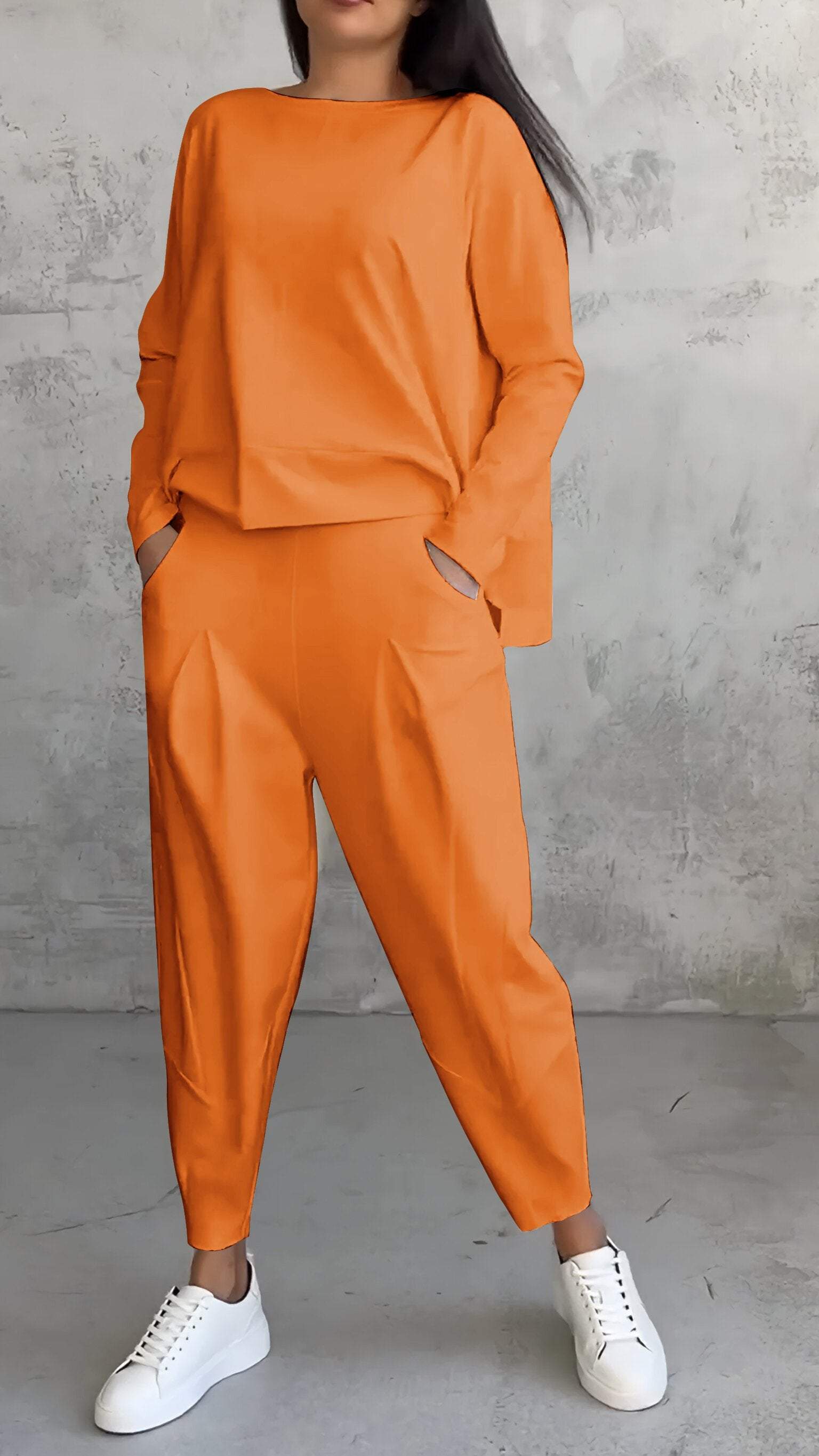 Nora | Women's Long Sleeve Top and Pants 2-Piece Lounge Set