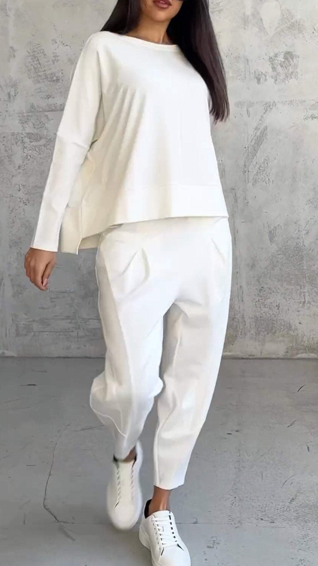 Nora | Women's Long Sleeve Top and Pants 2-Piece Lounge Set