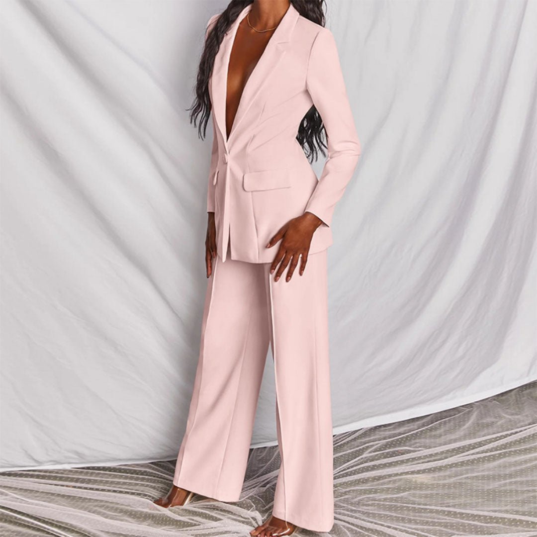 Leotine™ | Stylish Blazer and Trousers Ensemble
