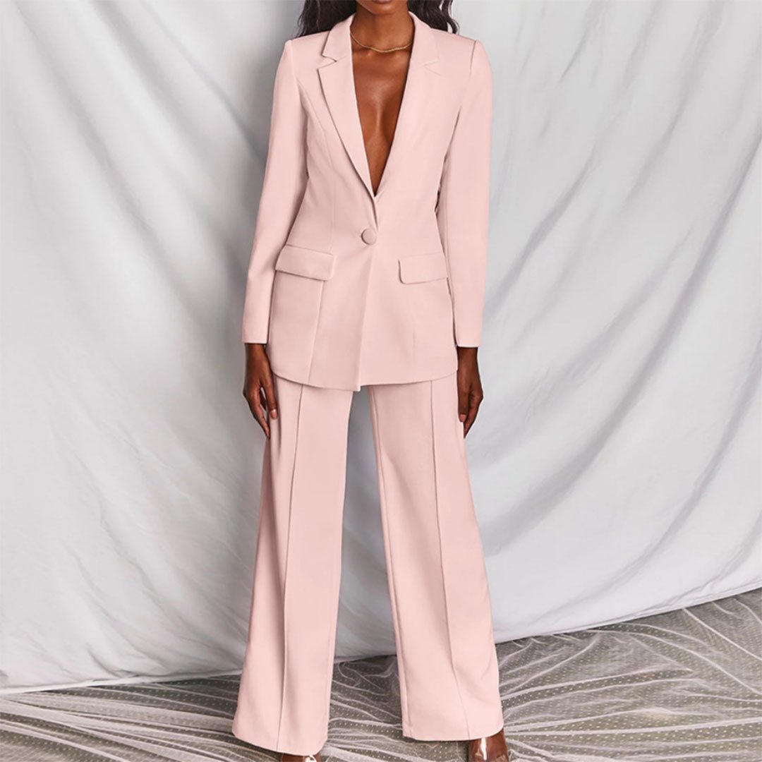 Leotine™ | Stylish Blazer and Trousers Ensemble