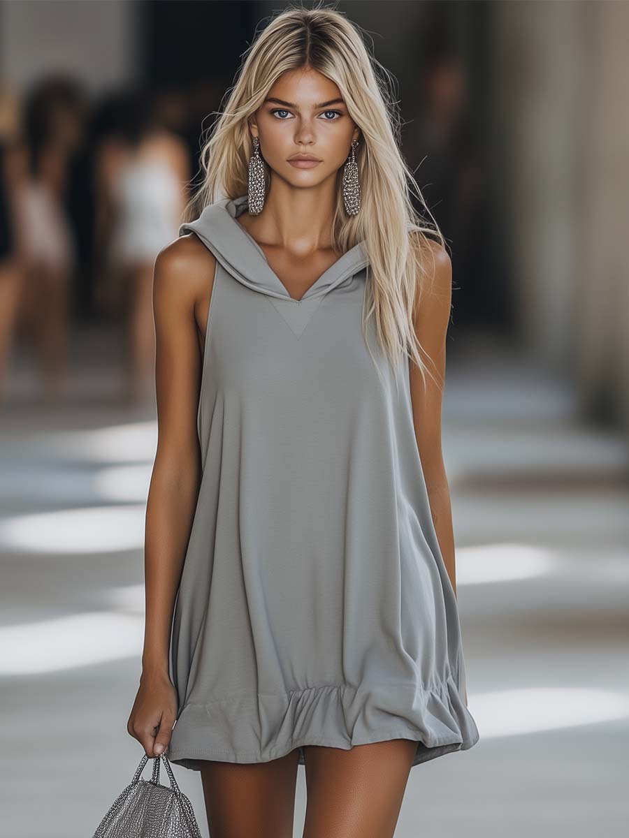 Lyralei | Women's Hooded Sleeveless Mini Dress