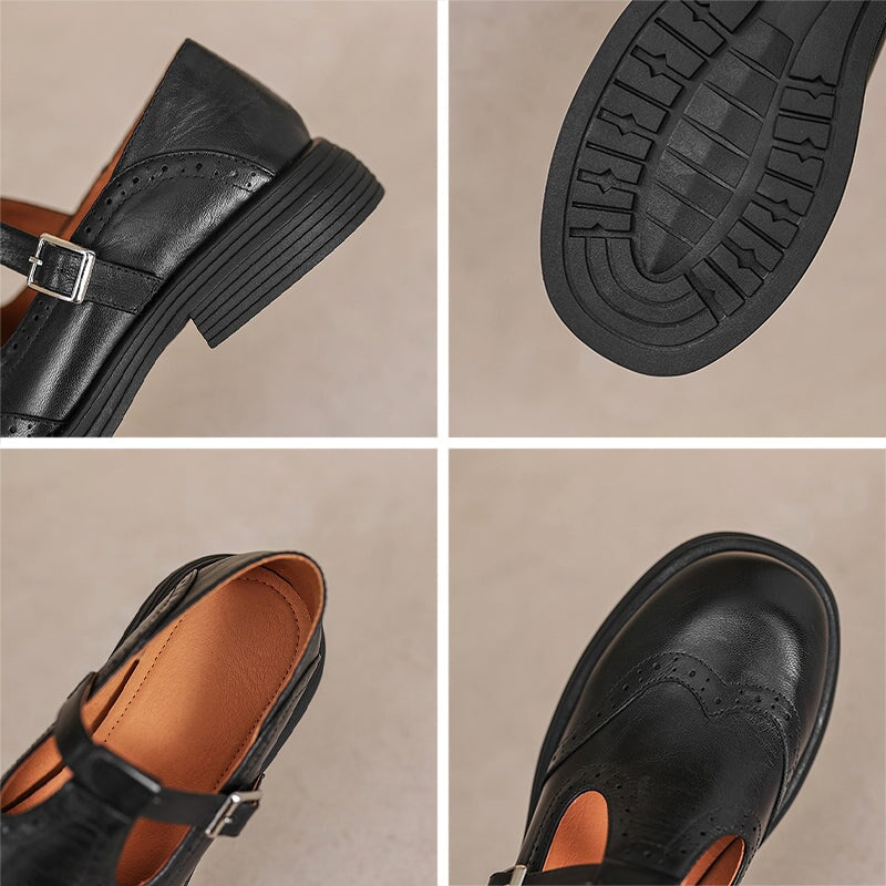 Nina™ | Chic Vegan Leather Mary Jane Sandal