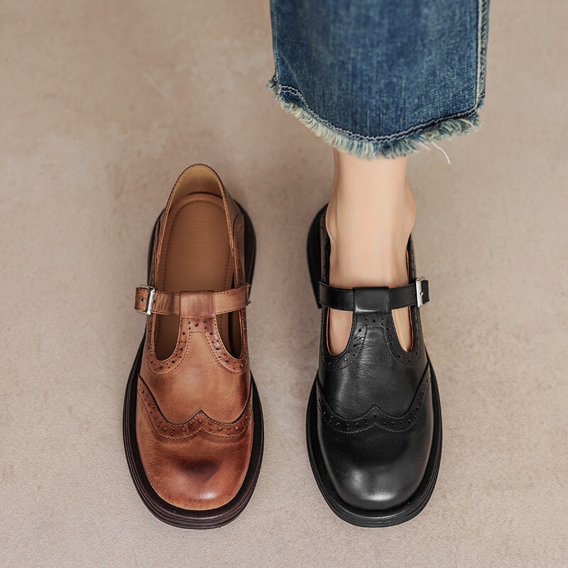 Nina™ | Chic Vegan Leather Mary Jane Sandal