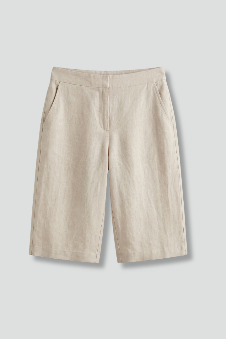 Octavia | Women's Knee-Length High-Waisted Shorts